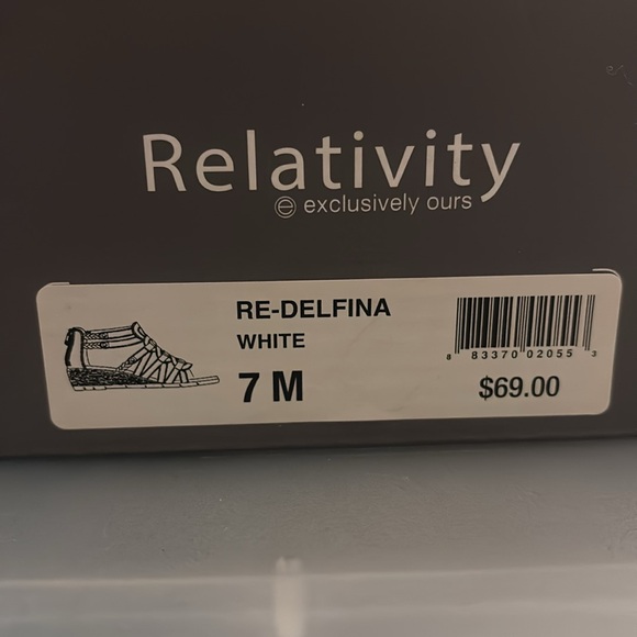 Relativity White Sandals - Picture 2 of 11